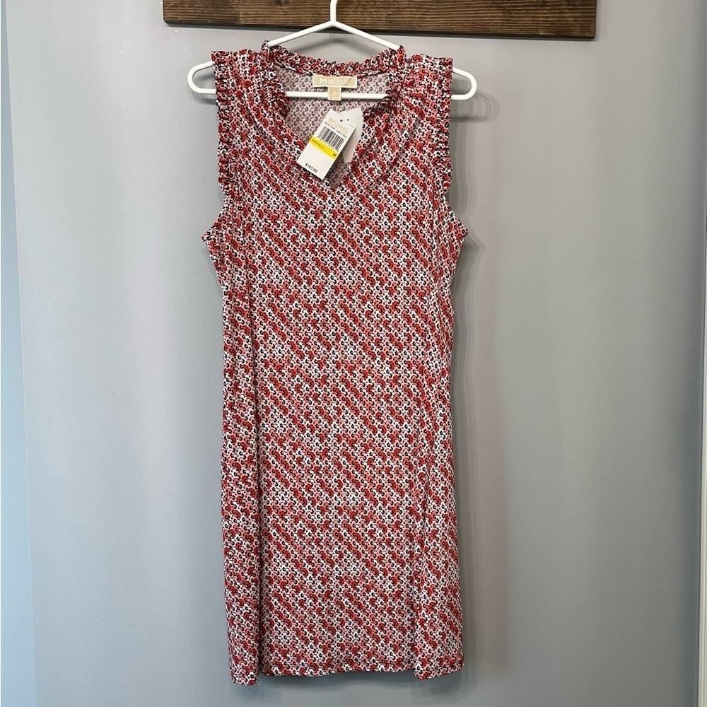 NWT Micheal Kors dress size M in flamenco coral colour - Picture 3 of 10